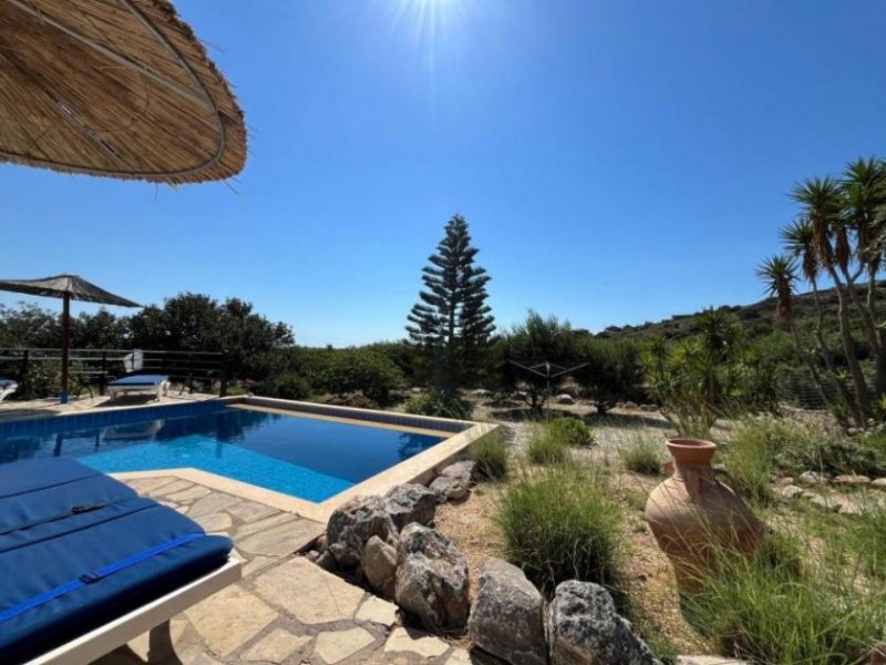 Plaka bei Elounda MIT VIDEO! Kreta, Plaka: Villa mit Pool und Garten nahe Elounda zu verkaufen Haus kaufen